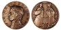 VIR DESIDERIORUM. La medaglia del Centro Dantesco di Ravenna per il VII centenario della morte di Dante Alighieri - diametro 70 mm
