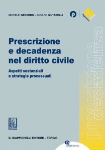 Copertina di 'Prescrizione e decadenza nel diritto civile'