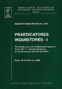 Copertina di 'Praedicatores, inquisitores. I: Dominicans and the Mediaeval Inquisition. (The)'
