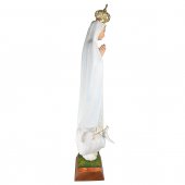 Immagine di 'Statua Madonna di Fatima in resina colorata h.65 cm'