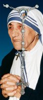 Immagine di 'Libretto con Rosario Madre Teresa di Calcutta - italiano'