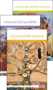 Copertina di 'Orizzonti. Raccolta di racconti in tre volumi con percorsi di rilettura.'
