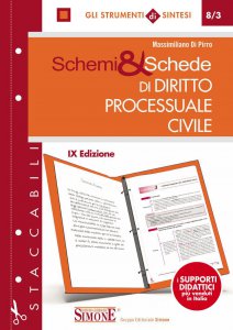 Copertina di 'Schemi & Schede di Diritto Processuale Civile'