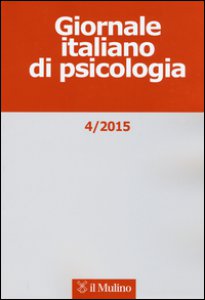 Copertina di 'Giornale italiano di psicologia (2015)'