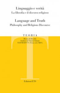 Copertina di 'Teoria rivista di filosofia. Ediz. italiana e inglese (2017)'