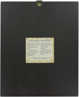 Immagine di 'IconaCristo libro aperto dipinta a mano su legno con fondo orocm 16x19'
