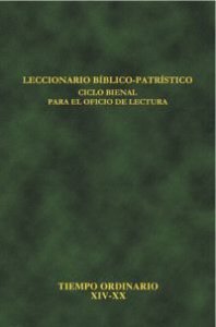 Copertina di 'Leccionario bblico-patrstico. Ciclo bienal para el oficio de lectura'
