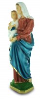 Immagine di 'Statua Madonna con bambino in gesso dipinta a mano - 40 cm'