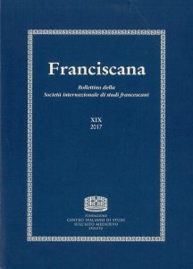Copertina di 'Franciscana. Bollettino della Societ internazionale di studi francescani (2017) vol.19'