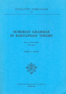 Copertina di 'Sumerian grammar in babyloniana theory'