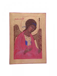 Copertina di 'Icona in legno "San Michele" - dimensioni 36x26 cm'
