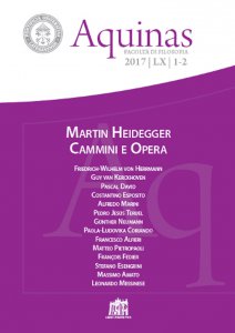 Copertina di 'Aquinas 2017/LX/1-2. Heidegger.'