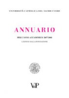 Annuario dell'Università Cattolica del Sacro Cuore per l'anno accademico 2007-2008. LXXXVII dalla fondazione