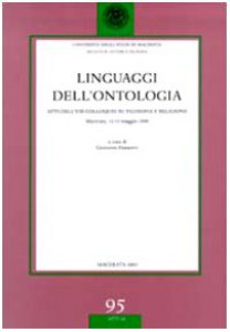 Copertina di 'Linguaggi dell'ontologia'