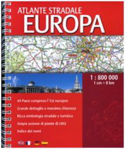 Copertina di 'Atlante stradale Europa 1:800.000'