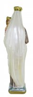 Immagine di 'Statua Madonna del Carmine in gesso madreperlato dipinta a mano - 30 cm'