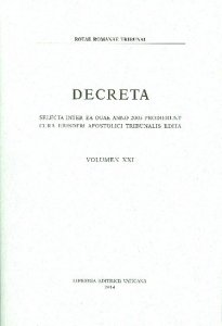 Copertina di 'Decreta volume XXI anno 2003'