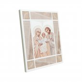 Immagine di 'Quadro in legno MDF "Madonna col Bambino" - dimensioni 20x25 cm'