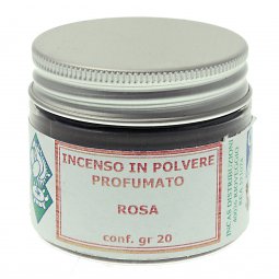Copertina di 'Incenso in polvere profumati fragranza rosa - peso 20 g'