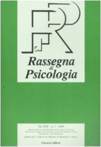 Copertina di 'Rassegna di psicologia (2008)'