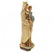 Immagine di 'Statua in resina colorata a mano "Madonna del Carmine" - altezza 30 cm'