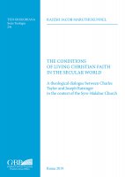 The conditions of living christian faith in the secular world - Rajesh Jacob Maruthukunnel