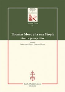 Copertina di 'Thomas More e la sua Utopia. Studi e ricerche'