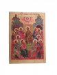 Icona in legno policroma "Pentecoste" - dimensioni 43x31 cm