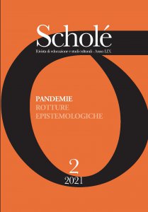 Copertina di 'Scholé. 2/2021: Pandemie. Rotture epistemologiche'