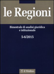 Copertina di 'Le regioni (2015) vol. 5-6'
