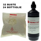 Promozione particole e cera [32 buste da 500 pz + 24 bottiglie da 1 litro ]