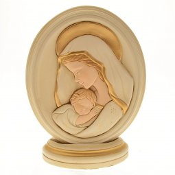 Copertina di 'Ovale Madonna col bambino (15,5 x 12,5)'