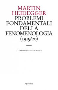Copertina di 'Problemi fondamentali della fenomenologia (1919-20)'