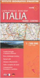 Copertina di 'Italia Nord-centro 1:500 000. Ediz. multilingue'