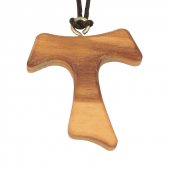 Croce in legno  tau - altezza 2,5 cm