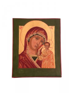 Copertina di 'Icona in legno "Madonna con Ges bambino Maestro" - dimensioni 30x25 cm'