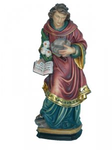 Copertina di 'Statua in legno dipinto a mano "Santo Stefano" - altezza 20 cm'