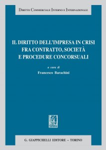 Copertina di 'Il diritto dell'impresa in crisi fra contratto, societ e procedure concorsuali'