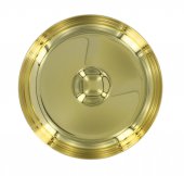 Immagine di 'Patena offertoriale in metallo dorato - 10 cm'