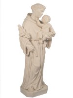 Immagine di 'Statua in fibra di vetro di "Sant'Antonio di Padova" - altezza 60 cm'