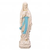 Statua  in resina colorata "Madonna di Lourdes" - altezza 41 cm