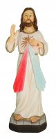 Statua di Ges Misericordioso da 12 cm in confezione regalo con segnalibro in IT/EN/ES/FR
