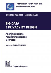 Copertina di 'Big Data e Privacy by design'