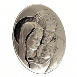 Copertina di 'Bassorilievo in argento Sacra Famiglia'