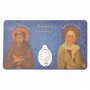 Card medaglia San Francesco e Santa Chiara (10 pezzi)