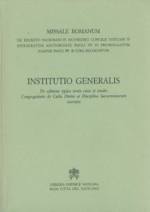 Copertina di 'Missale romanum institutio generalis'