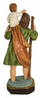 Immagine di 'Statua di San Cristoforo da 12 cm in confezione regalo con segnalibro in IT/EN/ES/FR'
