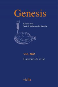 Copertina di 'Genesis. Rivista della Societ italiana delle storiche (2007) Vol. 6/1'