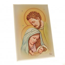 Copertina di 'Quadretto in legno "Sacra Famiglia" - dimensioni 15x10 cm'