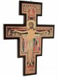 Croce di San Damiano in legno - dimensioni 40x29 cm